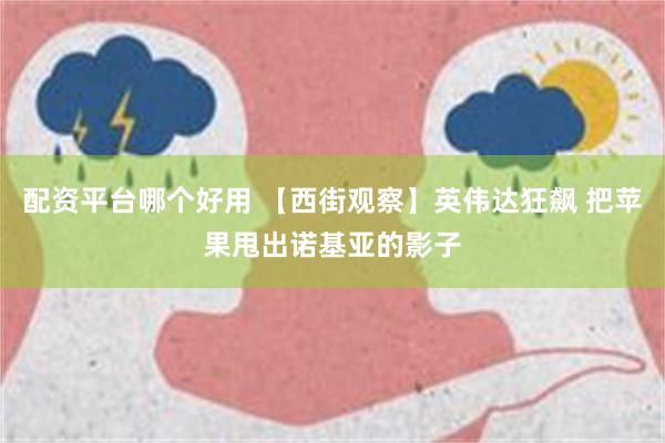 配资平台哪个好用 【西街观察】英伟达狂飙 把苹果甩出诺基亚的影子