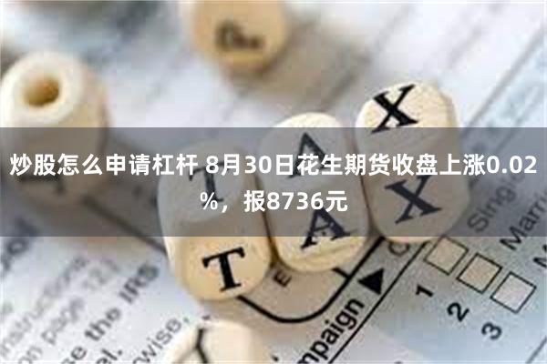 炒股怎么申请杠杆 8月30日花生期货收盘上涨0.02%，报8736元