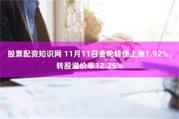 股票配资知识网 11月11日金轮转债上涨1.92%，转股溢价率12.25%