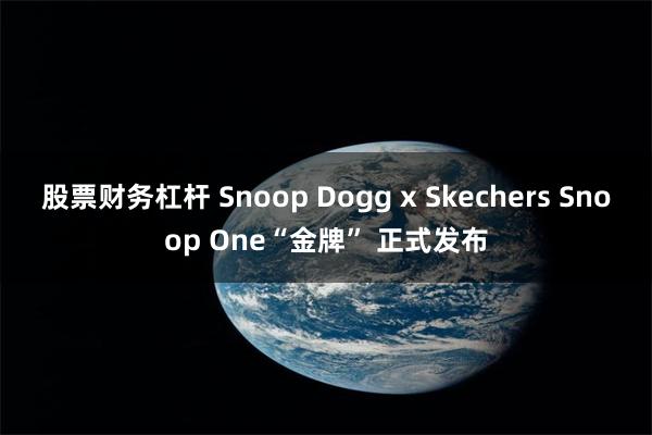 股票财务杠杆 Snoop Dogg x Skechers Snoop One“金牌” 正式发布